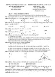 Đề thi học kì 2 môn Toán lớp 7 năm 2023-2024 có đáp án - Phòng GD&ĐT Hải Dương