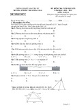 Đề thi học kì 2 môn Toán lớp 8 năm 2022-2023 - Trường PTDTBT THCS Trà Cang, Nam Trà My