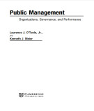 Ebook Public management: Organizations, governance, and performance - Part 1