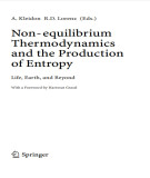 Ebook Non-equilibrium thermodynamics and the production of entropy: Life, earth, and beyond - Part 1