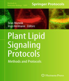 Ebook Plant lipid signaling protocols