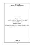 Giáo trình Phân tích báo cáo tài chính (Ngành: Kế toán - Cao đẳng) - Trường Cao đẳng Xây dựng số 1