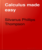 Ebook Calculus made easy - Silvanus Philips Thompson