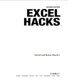 Ebook Excel hacks (2nd Edition)