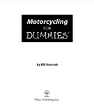 Ebook Motorcycling for Dummies