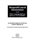 Ebook Nonprofit law and governance for Dummies