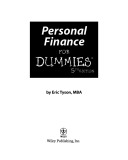 Ebook Personal finance for Dummies (5th edition)
