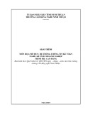 Giáo trình Hệ thống thông tin kế toán (Ngành: Kế toán doanh nghiệp - Cao đẳng) - Trường Cao đẳng nghề Ninh Thuận