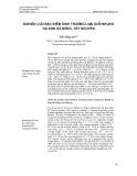 Nghiên cứu đặc điểm sinh trưởng loài Giổi nhung tại Kon Hà Nừng, Tây Nguyên