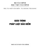 Giáo trình Pháp luật bảo hiểm: Phần 2 - PGS. TS Ngô Văn Hiền