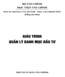 Giáo trình Quản lý danh mục đầu tư: Phần 2 - PGS. TS Hoàng Văn Quỳnh