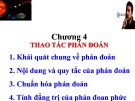 Bài giảng Logic học: Chương 4