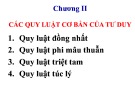 Bài giảng Logic học: Chương 2