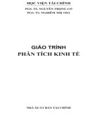 Giáo trình Phân tích kinh tế: Phần 1 - PGS. TS Nguyễn Trọng Cơ