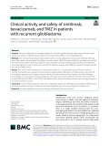 Clinical activity and safety of sintilimab, bevacizumab, and TMZ in patients with recurrent glioblastoma