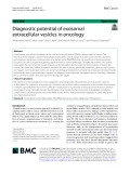 Diagnostic potential of exosomal extracellular vesicles in oncology