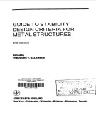 Ebook Guide to stability design criteria for metal structures (Fifth edition): Part 1