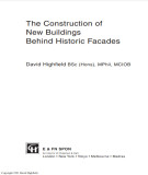 Ebook The construction of new buildings behind historic facades
