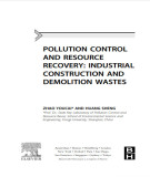 Ebook Pollution control and resource recovery: Industrial construction and demolition wastes – Part 2