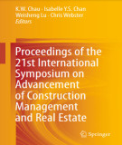 Ebook Proceedings of the 21st International symposium on advancement of construction management and real estate: Part 2
