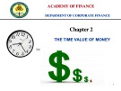 Lecture Corporate finance deparment: Chapter 2 - The time value of money