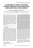Autonomous target tracking control method for quadrotors using artificial intelligence