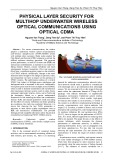 Physical layer security for multihop underwater wireless optical communications using optical CDMA