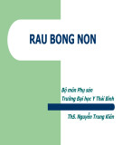 Bài giảng Rau bong non - ThS. Nguyễn Trung Kiên