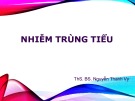 Bài giảng Nhiễm trùng tiểu - ThS. BS. Nguyễn Thanh Vy