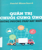 Phương pháp quản trị chuỗi cung ứng: Phần 1