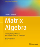 Ebook Matrix algebra - Theory, computations and applications in statistics (2/E): Part 2