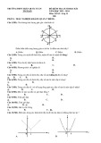 Đề thi học kì 1 môn Toán lớp 11 năm 2023-2024 có đáp án - Trường THPT Trần Quốc Tuấn, Kon Tum