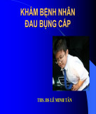 Bài giảng Khám bệnh nhân đau bụng cấp - ThS. BS. Lê Minh Tân