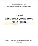 Ebook Lịch sử Đảng bộ xã Quang Long (1947-2022): Phần 2