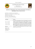 Thành phần hóa học và hoạt tính kháng viêm của cây lá gai (Boehmeria nivea) ở Thái Nguyên