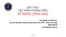 Bài giảng Kỹ năng lãnh đạo: Bài giới thiệu - ThS. Nguyễn Thị Minh Thu