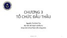 Bài giảng Đấu thầu: Chương 3 - Nguyễn Thị Minh Thu