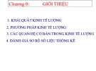 Bài giảng Kinh tế lượng - Chương 0: Giới thiệu