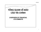 Bài giảng môn Nguyên lý kế toán: Chương 2 - Tổng quan về báo cáo tài chính