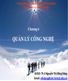 Bài giảng Quản lý dành cho kỹ sư: Chương 6 - ThS. Nguyễn Thị Hồng Đăng