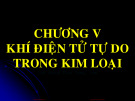 Bài giảng Vật lý chất rắn: Chương 5 - TS. Lê Văn Thăng