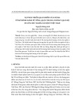 Sự phát triển quan điểm của Đảng về mô hình kinh tế tổng quát trong thời kỳ quá độ đi lên chủ nghĩa xã hội ở Việt Nam