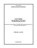 Giáo trình Vẽ kỹ thuật (Ngành: Điện dân dụng - Cao đẳng) - Trường Cao đẳng Xây dựng số 1