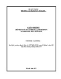 Giáo trình Thiết bị lạnh gia dụng (Ngành: Điện dân dụng - Cao đẳng) - Trường Cao đẳng Xây dựng số 1