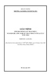 Giáo trình Kỹ thuật điện 2 (Ngành: Kỹ thuật thoát nước và xử lý nước thải - Cao đẳng) - Trường Cao đẳng Xây dựng số 1