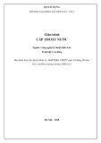 Giáo trình Cấp thoát nước (Ngành: Công nghệ kỹ thuật kiến trúc - Cao đẳng) - Trường Cao đẳng Xây dựng số 1