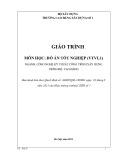 Giáo trình Đồ án tốt nghiệp (Ngành: Công nghệ kỹ thuật công trình xây dựng - Cao đẳng) - Trường Cao đẳng Xây dựng số 1