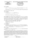 Đề thi tuyển sinh vào lớp 10 môn Toán (chuyên) năm 2024-2025 có đáp án - Sở GD&ĐT Nam Định