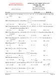 Đề thi thử tốt nghiệp THPT môn Toán năm 2023-2024 có đáp án - Trường THPT Tĩnh Gia 2, Thanh Hóa