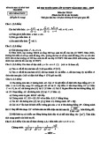 Đề thi tuyển sinh vào lớp 10 môn Toán năm 2024-2025 - Sở GD&ĐT Thái Bình